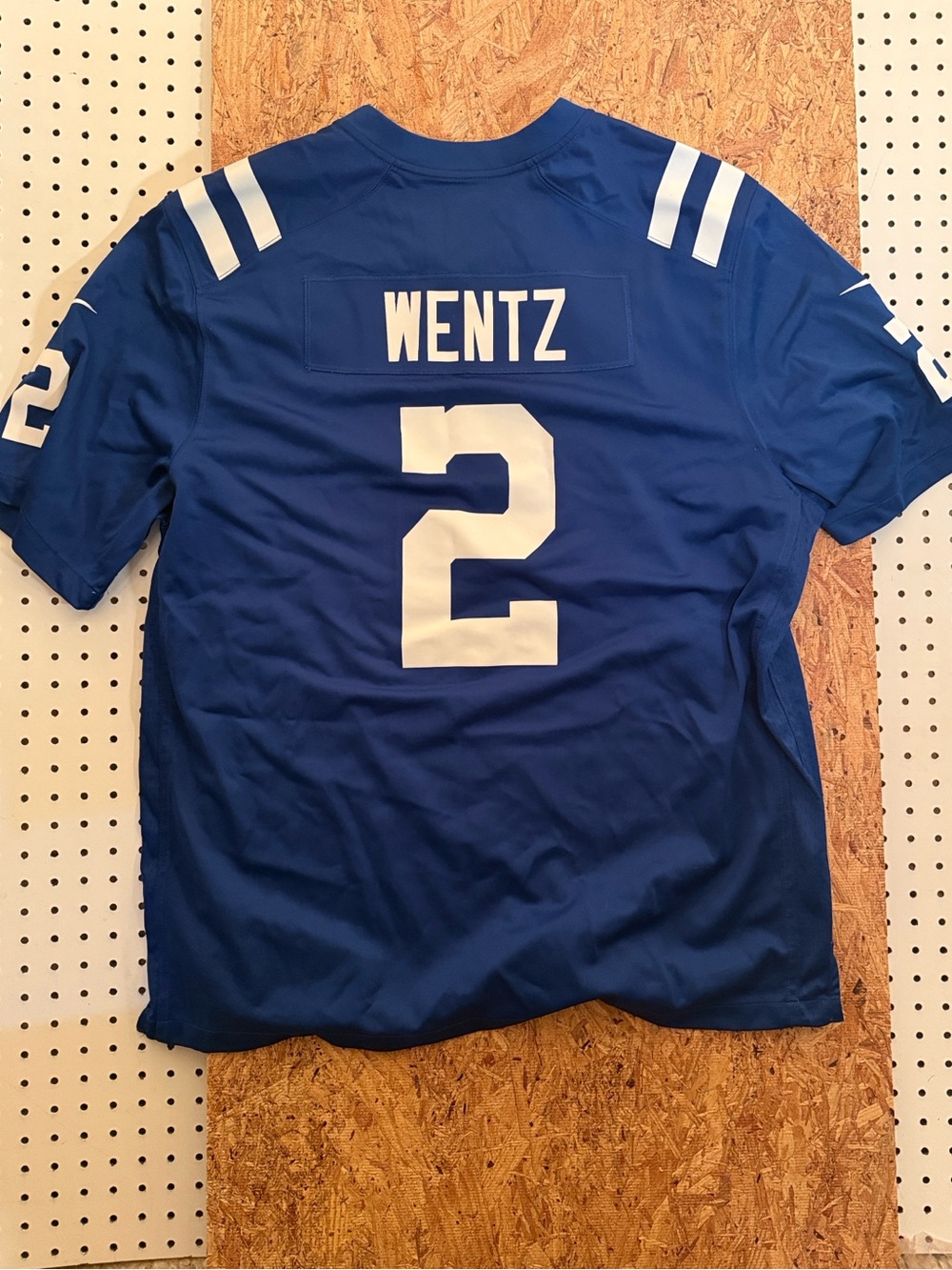NFL Indiana Colts Wentz Blue On-Field XXL Jersey